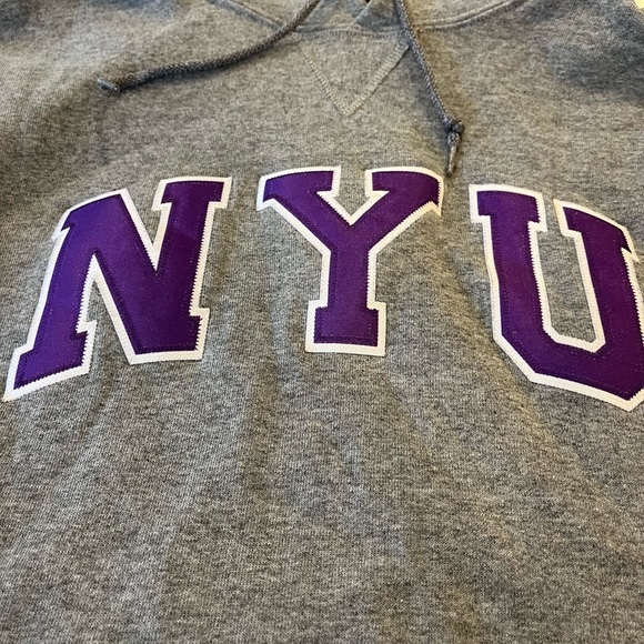 Russell Gray NYU Hoodie - Picture 2 of 3